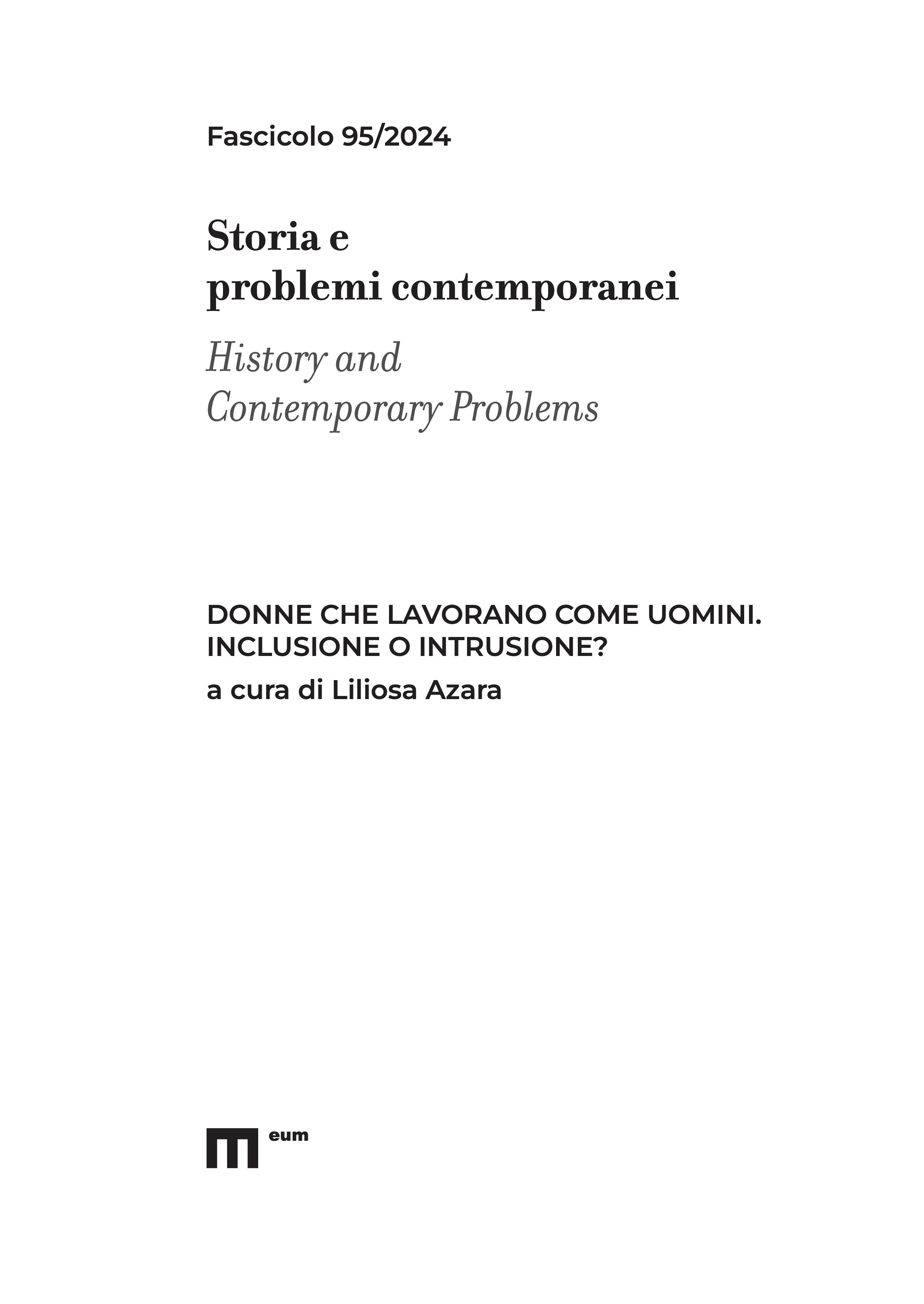 Le mosche bianche della tecnica. Studentesse italiane negli istituti tecnici industriali degli anni sessanta